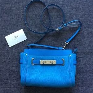 Coach light blue Crossbody Purse